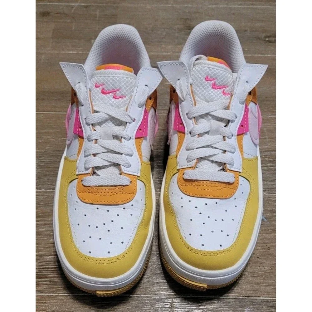 Nike Women's Fontanka Hyper Pink Sneakers - Pink, Yellow, Orange, White